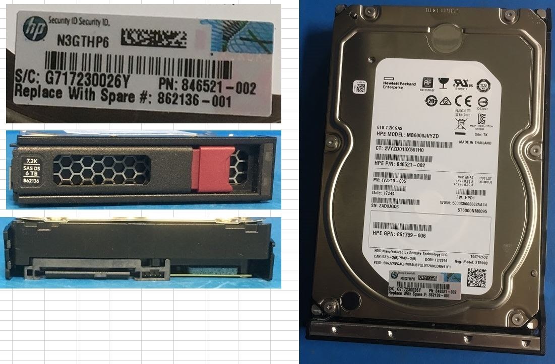 HPE 6 TB Hard Drive - 3.5" Internal - SAS (12Gb/s SAS)