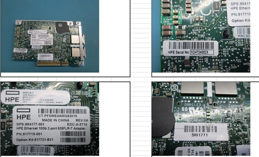 HPE 535FLR-T 10Gigabit Ethernet Card for Server - 10Base-T - Plug-in Card