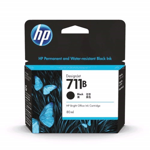 HP 711B Original Ink Cartridge - Single Pack - Black