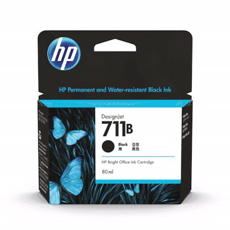 HP 711B Original Inkjet Ink Cartridge - Single Pack - Black - 1 / Pack