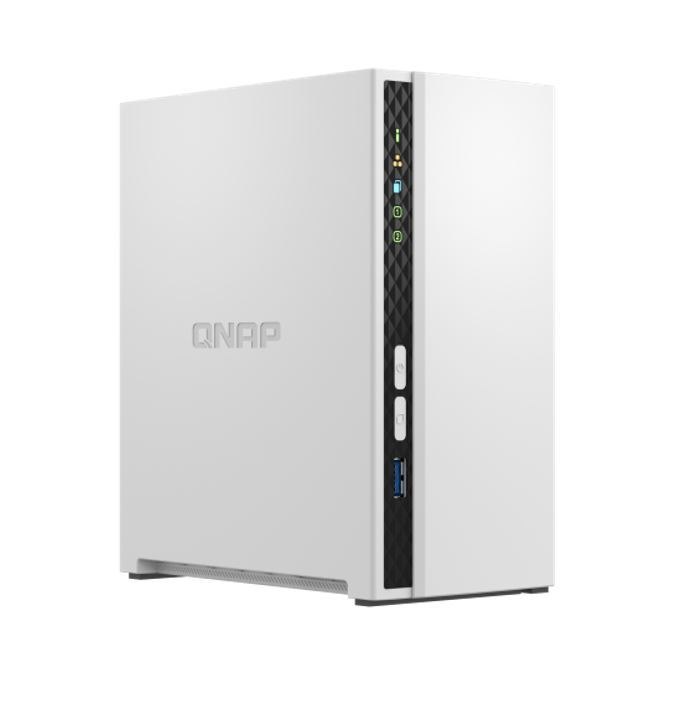 Qnap 2 Bay Arm 4C 2.0GHz ; 2 X Sata 6Gb/s 3.5"/2.5"; 2GB Ram On-Board; 1 X GbE ; 1 X Usb3.2 Gen1 And 2 X Usb2.0