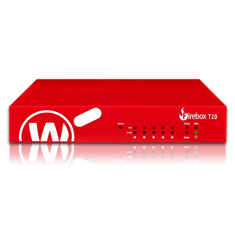 WatchGuard Firebox T20 With 1-YR Standard Support (WW)