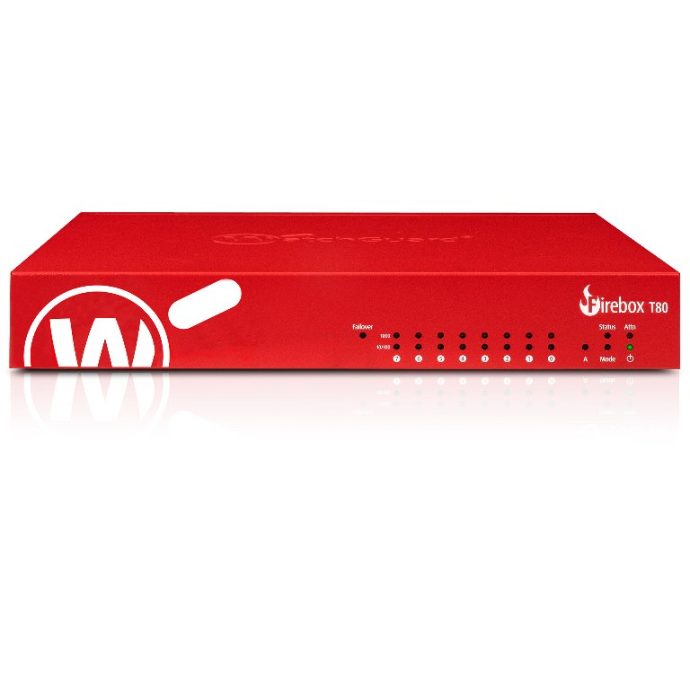 WatchGuard Firebox T80 With 1-YR Standard Support (Au)