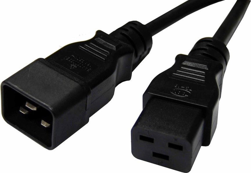 8Ware Power Cable Extension 2M Iec-C19 To Iec-C20 Male To Female