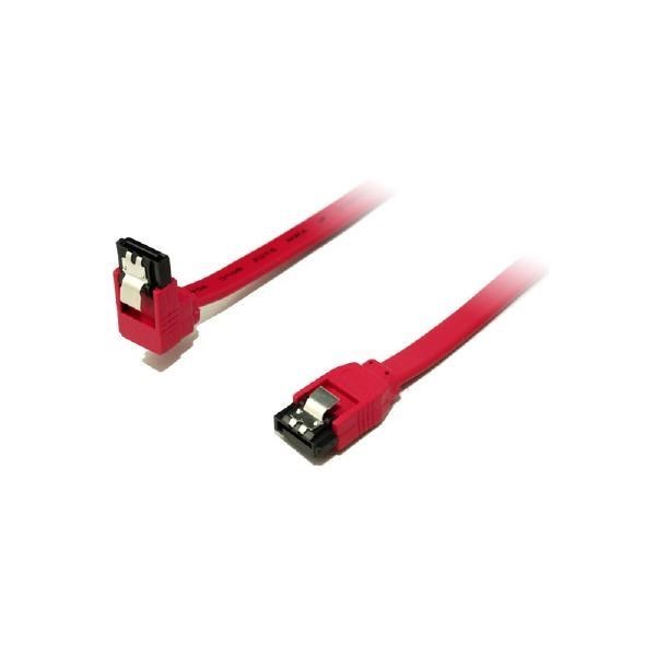 Miscellaneous Alogic 25CM 180Degree To 90Degree Sata 3 Cable