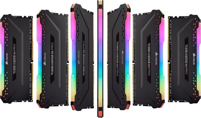 Corsair Vengeance RGB Pro 32GB (2x16GB) DDR4 3200MHz C16 16-18-18-38 Desktop Gaming Memory