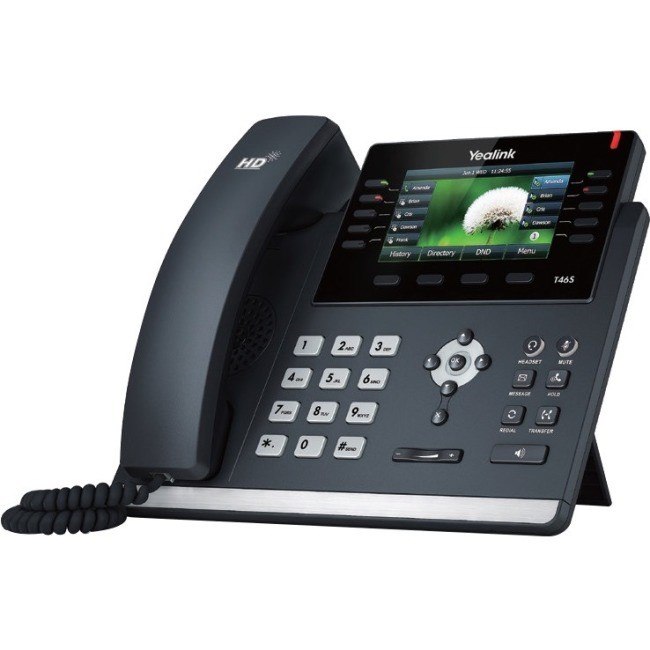 X-Demo Yealink SIP-T46 IP Phone - Corded, Desktop - Black