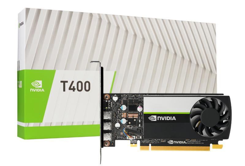 Leadtek nVidia Quadro Turing T400 Workstation Gpu, 4GB GDDR6, Pci-E 3.0 X16, 384 NVidia Cuda Cores, 3X MDP 1.4