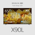 Sony Bravia X90L TV 65" Premium 4K (3840 X 2160), 100Hz, 17/7, 787-CD/M2, HDR10, HLG, Dolby Vision, XR Motion Clarity, XR Triluminos Pro, Android TV