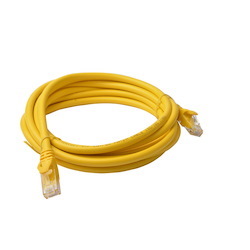 8Ware Cat6a Utp Ethernet Cable 3M Snagless Yellow