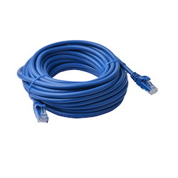 8Ware Cat6a Utp Ethernet Cable 15M Snagless Blue