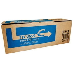 Kyocera TK-869C Original Laser Toner Cartridge - Cyan - 1 Pack