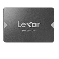 Lexar NS100 128GB 2.5' Sata SSD - 520MB/440MB/s Shock/Vibration Resistant Dash Software 3YR Warr.