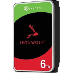 Seagate Ironwolf Nas Internal 3.5" Sata Drive, 6TB, 6GB/S, 5400RPM, 3YR