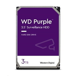 Western Digital WD Purple 3TB 3.5' Surveillance HDD 5400RPM 64MB Sata3