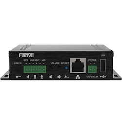 Fanvil Pa3 Video Intercom & Paging Gateway, 2 Sip Lines, 1 Speaker Interface And 1 Microphone Interface, Support Usb Or TF Card, Support Poe
