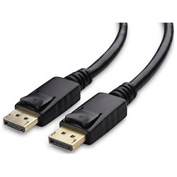 Astrotek DisplayPort DP Cable 2M - 20 Pins Male To Male 1.2V 30Awg Gold Plated Assembly Type Black PVC Jacket RoHS ~Cbat-Dp-Mm-1M