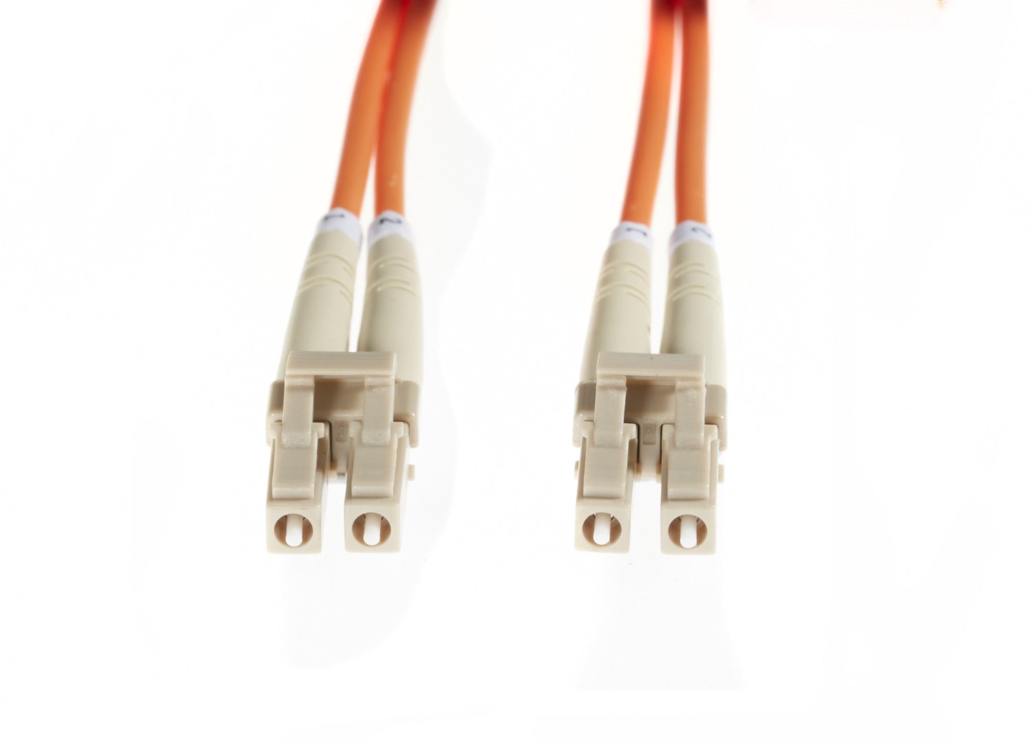 4Cabling 15M LC-LC Om1 Multimode Fibre Optic Cable: Orange