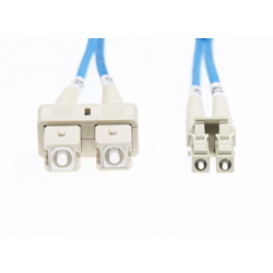 4Cabling 10M LC-SC Om1 Multimode Fibre Optic Cable: Blue