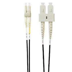 4Cabling 3M LC-SC Om4 Multimode Fibre Optic Patch Cable: Black