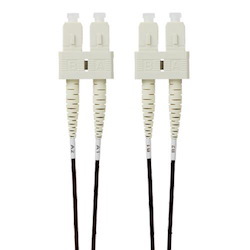 4Cabling 10M SC-SC Om4 Multimode Fibre Optic Patch Cable: Black