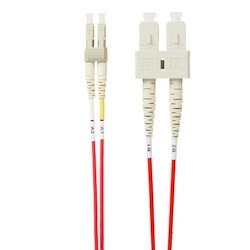 4Cabling 5M LC-SC Om4 Multimode Fibre Optic Patch Cable: Red