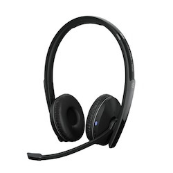 Sennheiser Epos | Sennheiser Adapt 260 On-Ear, Double-Sided Bluetooth © Headset With Usb Dongle, Uc Optimised And Microsoft Teams Certified, Noise-Canceling Mic