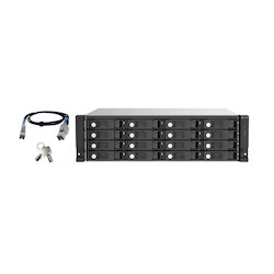 Qnap 16-Bay Sas 12GB/S Expansion Unit, SFF-8644 Mini-Sas HD Port(4), Rpsu, 5YR WTY