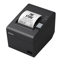 Epson Tm-T82iii Thermal Direct Receipt Printer, USB/Ethernet Interface, Max Width 80MM, Includes Ac Adapter, Black
