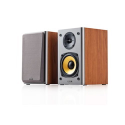 Edifier R1000T4 Ultra-Stylish Active Bookself Speaker - Home Entertainment Theatre - 4' Bass Driver Speakers Brown (LS)