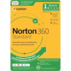 Norton 360 Standard Empower 10GB Au 1 User 1 Device Esd Version - Keys Via Email