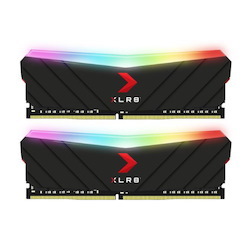 PNY XLR8 16GB (2x8GB) DDR4 Udimm 4600Mhz RGB CL19 1.5V Black Heat Spreader Gaming Desktop PC Memory >3600MHz