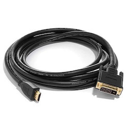 8Ware 3M Hdmi To Dvi-D Adapter Converter Cable - Male To Male 30Awg Gold Plated PVC Jacket For PS4 PS3 Xbox 360 Monitor PC Computer Projector DVD