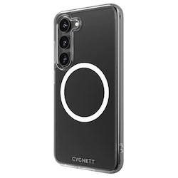 Cygnett AeroMag Samsung Galaxy S23 5G (6.1') Magnetic Clear Case - (Cy4467cpaeg), Shock Absorbent Tpu Frame, Scratch Resistant, Magsafe Compatible