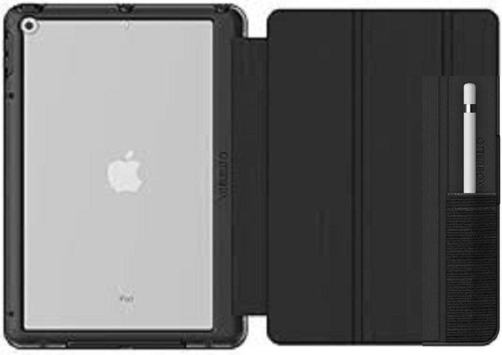 OtterBox Symmetry Folio Apple iPad (10.2') (7TH, 8TH & 9TH Gen) Case Starry Night (Black/ Clear/ Grey) (77-62044)