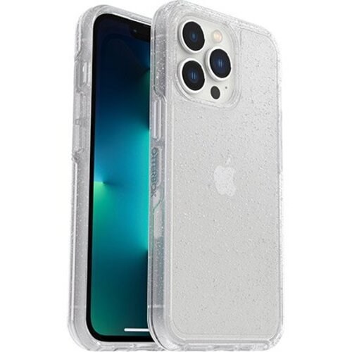 OtterBox Symmetry Clear Apple iPhone 13 Pro Case Stardust (Clear Glitter) - (77-83494), Antimicrobial, 3X Military Standard Drop Protection