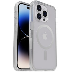 OtterBox Apple iPhone 14 Pro Symmetry Series+ Clear Antimicrobial Case For MagSafe - Clear (77-89225), 3X Military Standard Drop Protection