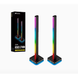 Corsair Icue LT100 Smart Lighting Towers Starter Kit, Icue Software, Long Last Led. Pre-Set Effects.Enhanced Entertainment And Visual Experience