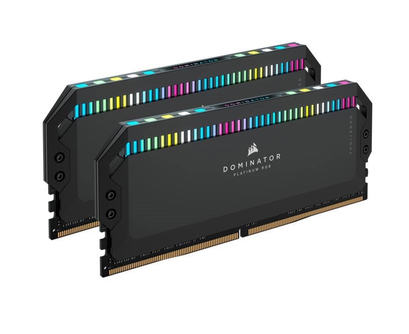 Corsair Dominator Platinum RGB 32GB (2x16GB) DDR5 Udimm 5600Mhz C36 1.25V Black Desktop PC Gaming Memory