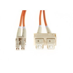 4Cabling 30M LC-SC Om1 Multimode Fibre Optic Cable: Orange