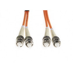4Cabling 10M ST-ST Om1 Multimode Fibre Optic Cable: Orange