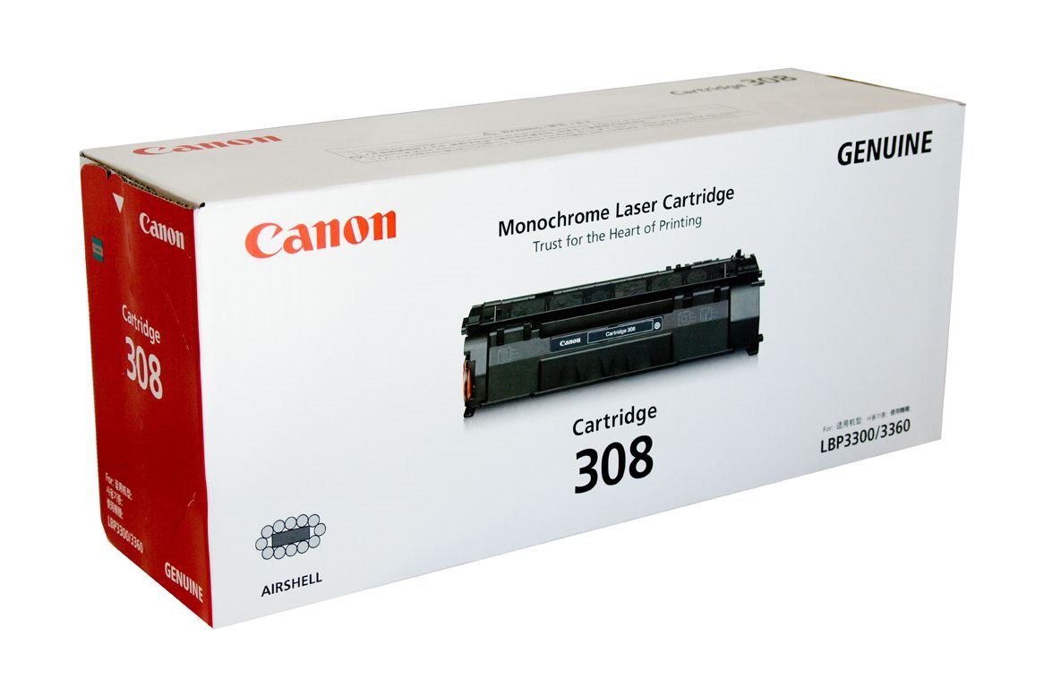 Canon CART308 Original Laser Toner Cartridge - Black Pack