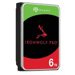 Seagate IronWolf Pro, Nas, Internal 3.5" HDD, 6TB, Sata 6Gb/s, 7200RPM, 256MB Cache, Limited 5 Year Warranty