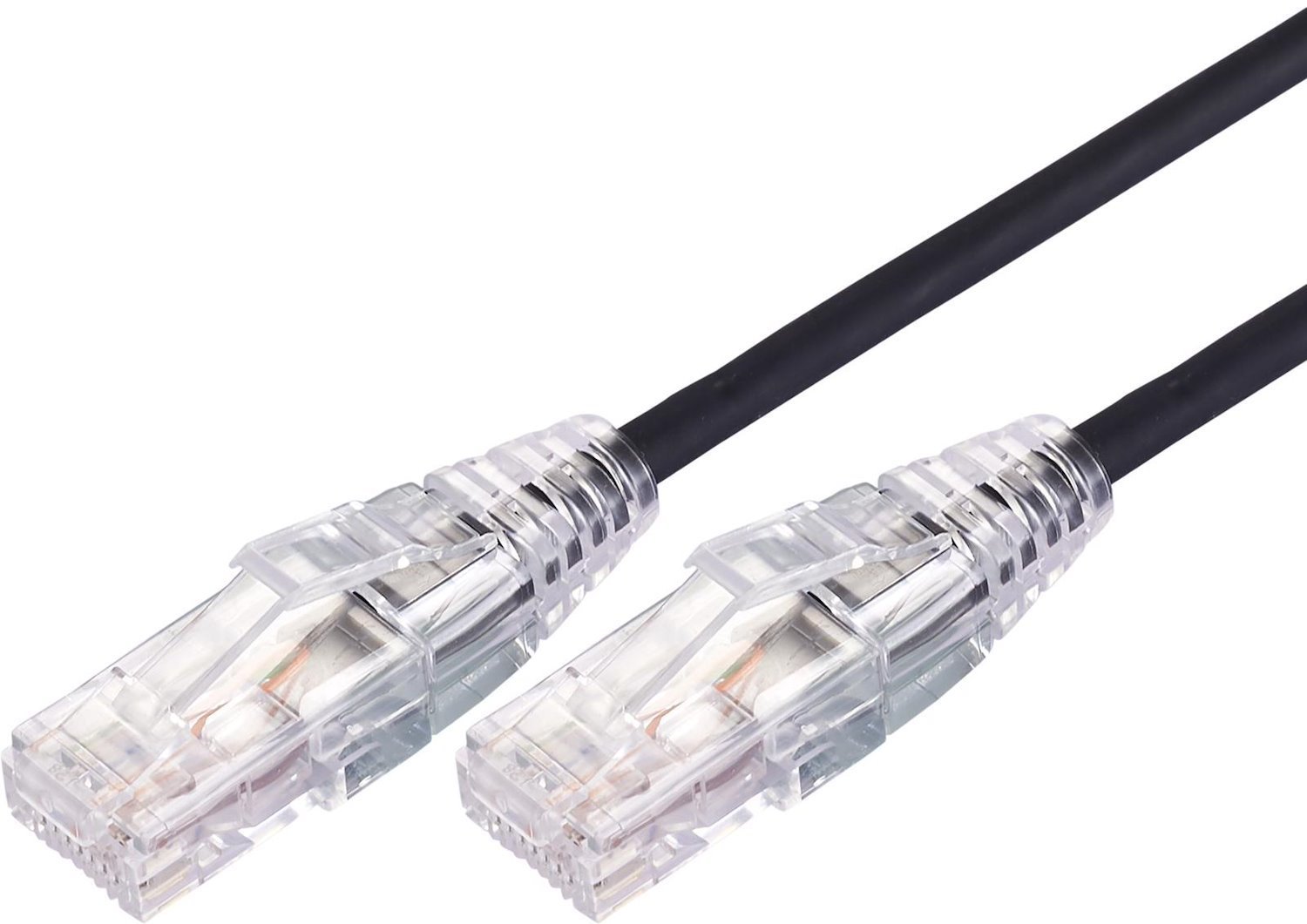 Comsol 0.5M RJ45 Cat 6A Ultra Thin Patch Cable - Black