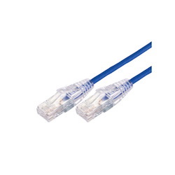 Comsol 1M RJ45 Cat 6A Ultra Thin Patch Cable - Blue