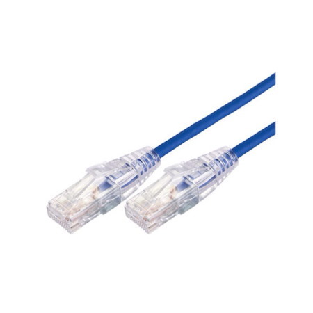 Comsol 5M RJ45 Cat 6A Ultra Thin Patch Cable - Blue