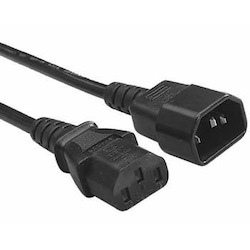 CyberPower 10Amp C13 to C14 Extension Power Cord - 2m Black