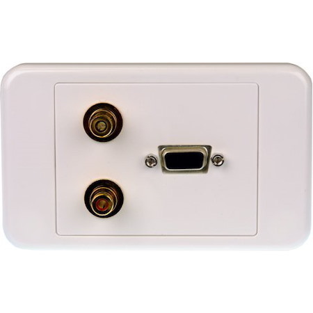 Digitek Svga Wall Plate With Stereo Audio