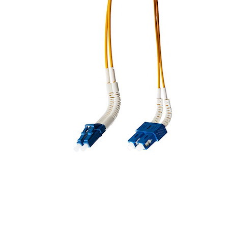 4Cabling 1M LC-SC Flexi Boot Os1/Os2 Singlemode Fibre Optic Cable
