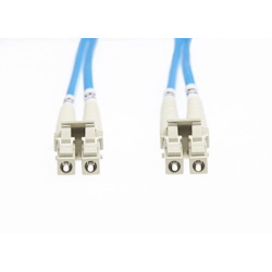 4Cabling 3M LC-LC Om4 Multimode Fibre Optic Cable: Blue